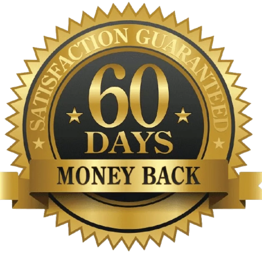 60-Day Money Back Satisfaction Guarantee Badge